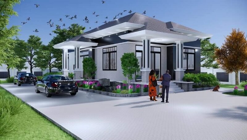 Đức Thảo đơn vị xây dựng mẫu nhà cấp 4 4 phòng ngủ uy tín