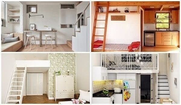 Phòng trọ phân chia theo không gian