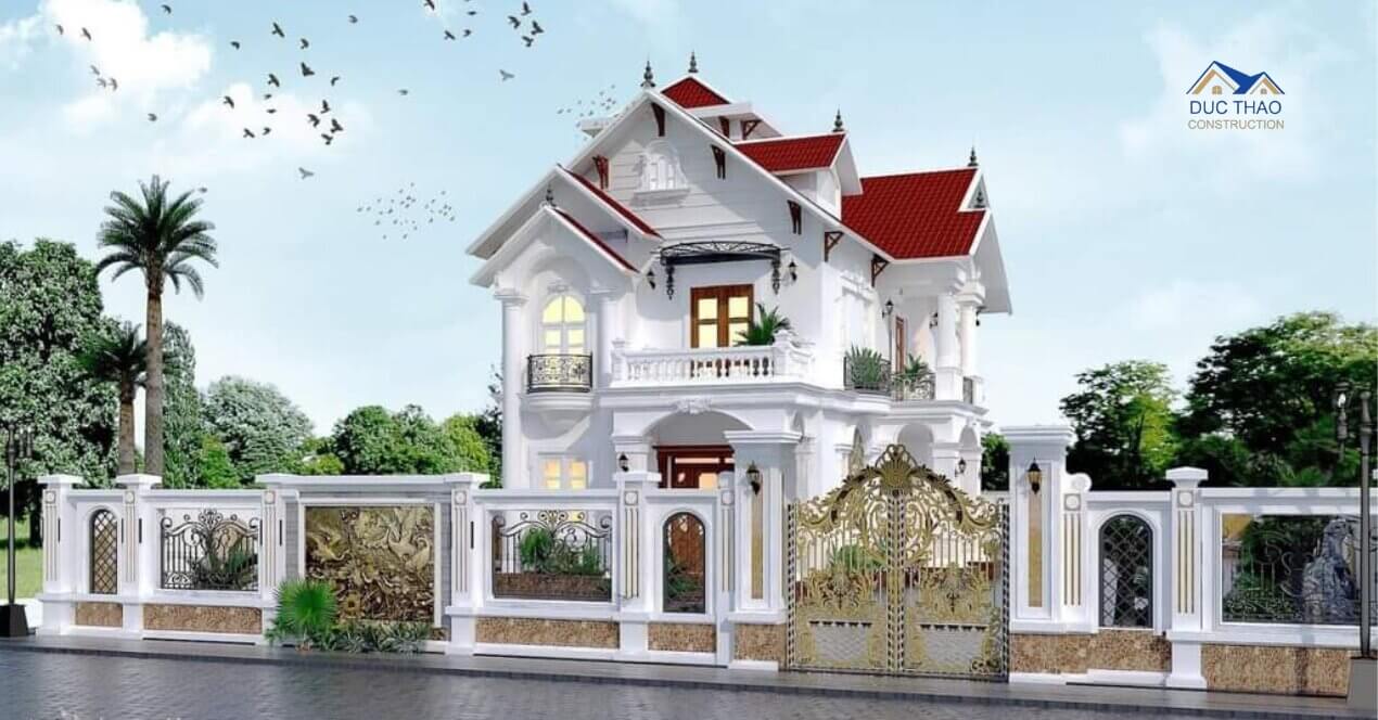 Chi phí xây nhà mái Thái 2 tầng tùy vào chi tiết căn nhà