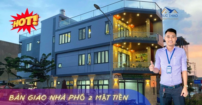 Bàn Giao Mẫu Nhà Phố 2 Mặt Tiền 5 x 25 { 3 Tầng Vừa ở Kết Hợp Cho Thuê } Nhà Đẹp Đức Thảo