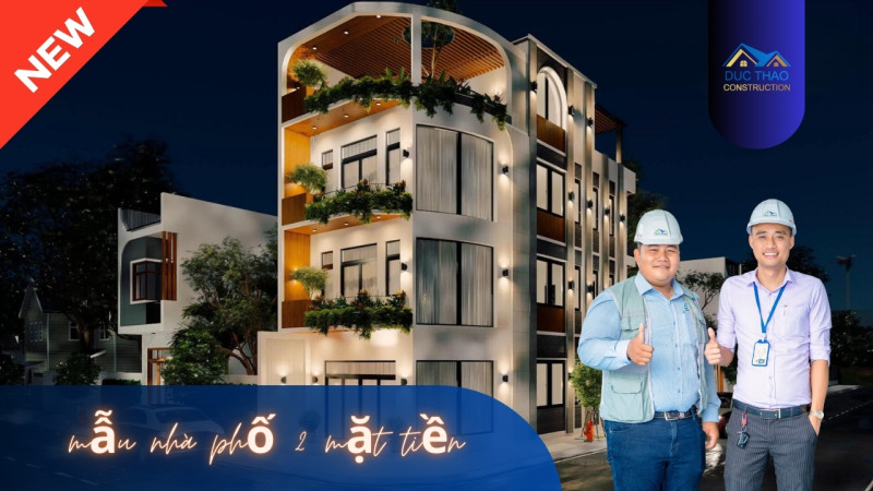 Mẫu Nhà Phố Hiện Đại 2 Mặt Tiền Sang Trọng Được Nhiều Người Ưa Chuộng Hiện Nay - Nhà Đẹp Đức Thảo